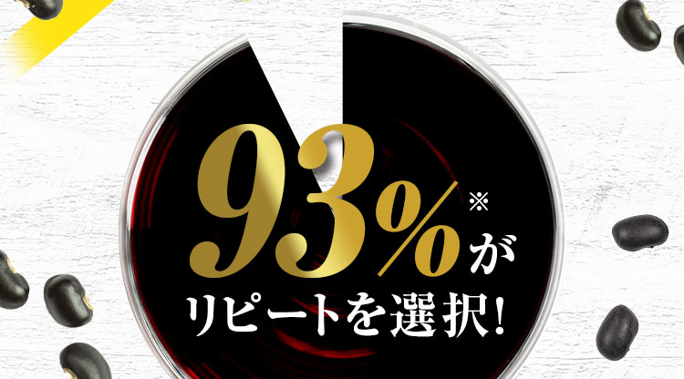 93％がリピートを選択!