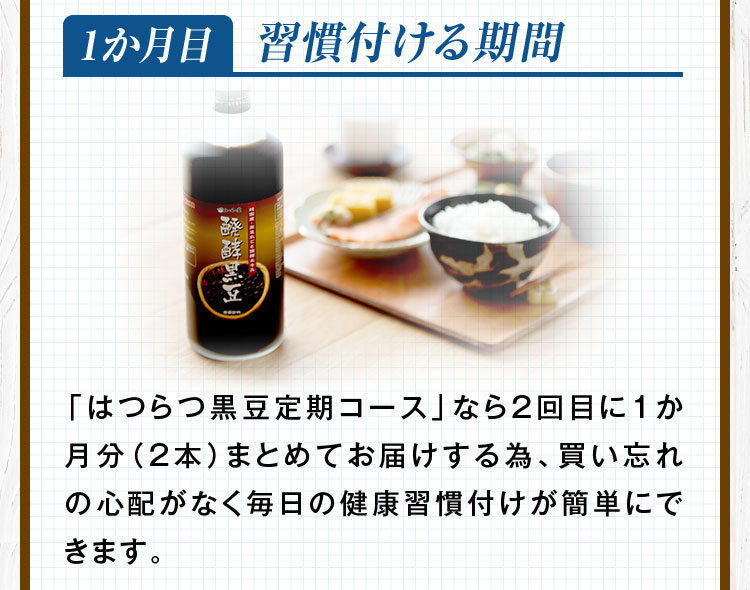 心配がなく毎日の健康習慣付けが簡単にできます。