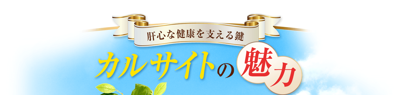 肝心な健康を支える鍵 カルサイトの魅力