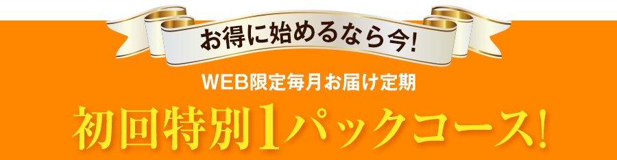 お得に始めるなら今！初回特別モニターコース