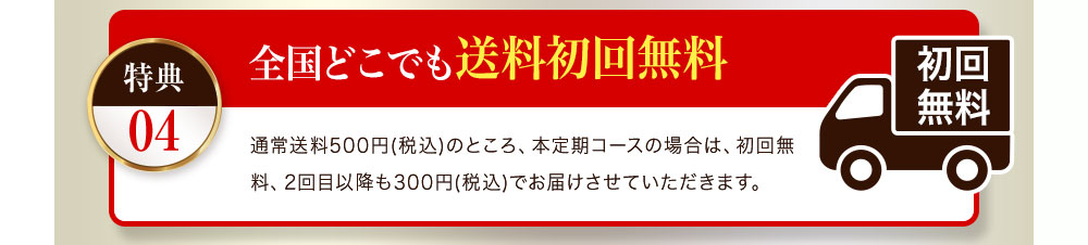 全国どこでもずっと送料無料
